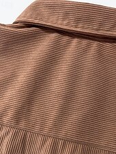 economico Giubbotti e cappotti da uomo-Per uomo Giacca Leggera Giacca in Velluto a Coste Giacca Casual Vacanza Quotidiano Resistente all&#039;usura Tasca Primavera Autunno Semplice Moda Classico Bavero Regolare Nero Blu marino Cammello Marrone