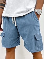 halpa Hiki shortsit-Miesten Lasten shortsit Hiki shortsit Shortsit Bermudan shortsit Vakosametti shortsit Kurenauha Joustava vyötärö Monitasku Tavallinen Mukavuus Urheilu Polven pituus ulko- Päivittäin Juoksu Klassinen