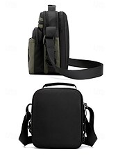 olcso Férfitáskák-férfi vízálló nejlon crossbody messenger táska – könnyű, többzsebes válltáska utazáshoz, munkába vagy hétköznapi használatra