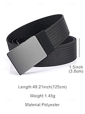 Недорогие Мужские ремни-мужской тактический ремень в стиле милитари с металлической пряжкой – регулируемый ремень из полиэстеровой тесьмы для ношения на открытом воздухе, на работе и в повседневной жизни