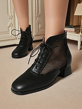 abordables années 1930-Bottes Oxford blanches en maille édouardienne pour femmes des années 1910 - Chaussures de danse à lacets vintage avec motif découpé et talons épais pour les soirées jazz d&#039;été et les costumes rétro