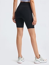 baratos Leggings lisas-Mulheres Calção Leggings Roupa de rua Casual Comprimento do joelho Cintura Alta Tecido Cintura elástica Respirabilidade Com Stretch Férias Rua Roupa Diária Preto Azul Verde Cinzento Claro Verão Normal