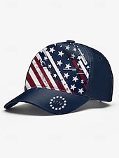 levne Pánské klobouky-Pánská baseballová čepice s americkou vlajkou – vlastenecká nastavitelná čepice s potiskem USA s motivem distorted usa pro outdoorové sporty, 4. července a běžné nošení