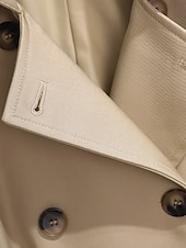 halpa Trench Coats-Naisten Trenssitakki Mukava Napit Tasku Muoti Moderni Tavallinen Bile Viikonloppu Kaksirivinen Pitkä Sänkyjen avaus Normaali Pitkähihainen Päällysvaatteet Musta Khaki Syksy Talvi