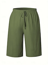 お買い得  ショーツ-女性用 チノパン バミューダショーツ 旅行度假风 ファッション ベーシック 膝丈 ハイウエスト 平織り ポケット 弾性ウエストバンド 快適 ソフト マイクロエラスティック アウトドア ストリート アーミーグリーン 海軍 ブラック ホワイト 夏 春 レギュラー