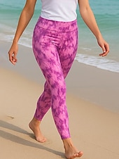 billiga Leggings-Dam Damasker Semester Vintage Etnisk Stil Ankellång Hög midja Grafisk Knytbatik Abstrakt 3D-utskrift Snabb tork Mateial som andas Mjuk Elastisk Utomhus Hem Casual Svart Rosa Blå Höst Smal passform