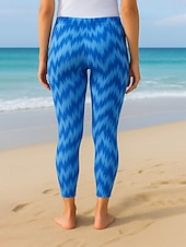billiga Leggings-Dam Damasker Semester Vintage Etnisk Stil Ankellång Hög midja Grafisk Knytbatik Abstrakt 3D-utskrift Snabb tork Mateial som andas Mjuk Elastisk Utomhus Hem Casual Svart Rosa Blå Höst Smal passform