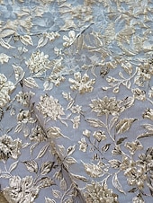 billiga Blommor-A-linje Kvälls klänningar Elegant Klänning Formell Bröllop Golvlång Kortärmad Över axeln Ficka Nylon med Slits Ficka 2025