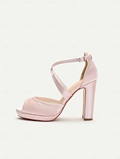 olcso 1950-es évek-női, 1950-es évekbeli vintage bordó színű, vastag sarkú szandál keresztpántokkal – elegáns, peep toe platformcipők esküvőkre, partikra és hivatalos eseményekre