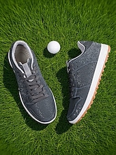 abordables Chaussures de golf pour femmes-Chaussures de golf athlétiques blanches pour femmes – baskets respirantes pour le golf professionnel, les practice et les compétitions du week-end