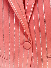 preiswerte Hosenanzüge für Mama-Anzug Mutter der Braut Kleid Elegantes Hemdkragen Knöchellang Polyester Langarm mit Knöpfen