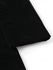 levne Pánské blejzry-Pánské Blejzr Obchod Koktejlový večírek Svatebnívečírek Módní Na běžné nošení Jaro Podzim Polyester Pevná barva Kapsy Knoflíky Pohodlné Dvouřadé Blejzr Černá