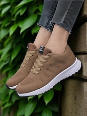 cheap Women&#039;s Sneakers-Women&#039;s Rainbow Gradient Running Shoes, Lightweight Breathable Sneakers for Sports, Jogging and Outdoor Activities