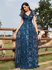 abordables Champagne-Robes de quinceanera en forme A Robe élégante Robe de mariage formelle longueur sol manches courtes col en V sequins dos en V avec sequins