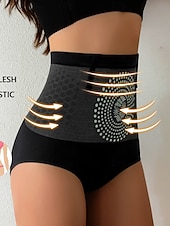 cheap Waist Trainer-Women&#039;s Shapewear Waist Trainer Sport Pure Color Elastic Waist Daily Sleeveless Black Summer Spring Fall Winter