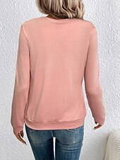ieftine Magazin grafic Sweatshirts &amp; Hanorace-Pentru femei Hanorac pulover Grafic Dungi Casual Manșon Lung Stil Nautic Topuri obișnuite Casă Stradă Zilnice Imprimeu Alb Roz Îmbujorat Albastru piscină Maro Gri Vară Primăvară Toamnă Iarnă