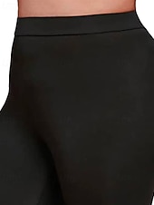 olcso Sima leggings-Női Capri nadrágok Leggingek Kényelmes leggings Alkalmi Sportruházat Borjú-hossz Magas derék Sima Rugalmas derék Lélegzési képesség Nyúlós Vakáció Utca Hétköznapi viselet Fekete Szürke Nyár Tavasz