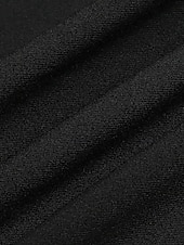 abordables Robe Simple-Femmes Robe Longue Maxi Robe Moulant Robe froncée Mode Classique Vacances Quotidien Fête Coupe régulière Uni manche longue Col roulé Noir Automne