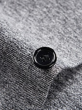 voordelige Formele pakken-heren wollen tweed pakken bruiloft zakelijk visgraat pakken bruin grijs retro formeel op maat 3-delig enkelrijs tweeknoops