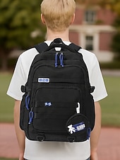 cheap College Backpacks-Unisex waterproof school bag, Large capacity multi-compartment school bag, Cute design, Lightweight student school bag, Suitable for middle school and daily use