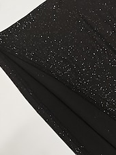 abordables Robe Simple-Femmes Robe Longue Maxi Robe Robe de Bal Robe de Soirée Mode Soirée Occasion Spéciale Coupe régulière Uni manche longue Top épaules dénudées Noir Violet Marron Automne