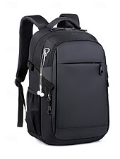 abordables Sacs à dos de Collège-Sac à dos étanche pour ordinateur portable avec chargeur USB, compartiments multiples, système antivol et sangle de bagage, idéal pour les voyages d&#039;affaires et les loisirs, idéal pour les étudiants et les professionnels.