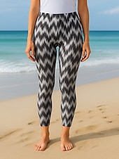 billiga Leggings-Dam Damasker Semester Vintage Etnisk Stil Ankellång Hög midja Grafisk Knytbatik Abstrakt 3D-utskrift Snabb tork Mateial som andas Mjuk Elastisk Utomhus Hem Casual Svart Rosa Blå Höst Smal passform