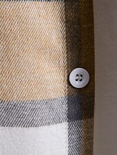 baratos Casacos &amp; Sobretudos para Homem-Homens jaqueta leve Jaqueta de Camisa Jaqueta casual Cabana Férias Diário Respirável Bolsos Primavera Outono Xadrez Moda Clássico Com Capuz Padrão Preto Vermelho Azul cáqui Casaco