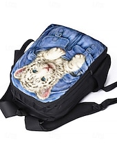 cheap Kids &amp; Teen Backpacks-Kids 3-Piece Animal Print Backpack Set, Waterproof School Bookbag with Lunch Bag and Pencil Case for Elementary Boys &amp; Girls, Back to School and Daily Use