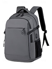 abordables Sacs à dos de Collège-Sac à dos étanche pour ordinateur portable avec chargeur USB, compartiments multiples, système antivol et sangle de bagage, idéal pour les voyages d&#039;affaires et les loisirs, idéal pour les étudiants et les professionnels.