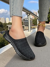 billige Sneakers til kvinner-Rosa nettingsko til dame – lette, pustende mullesneakers for utendørs trening, bypendling og uformelle reiser