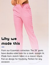 abordables Ropa de golf femenina-Mujer pantalones de golf Rosado morado Pantalones / Sobrepantalón Ropa de golf para damas Ropa Trajes Ropa Ropa