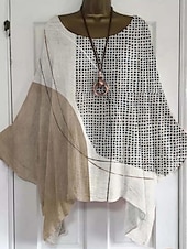 cheap Floral Tops-Women&#039;s Boho Shirt Floral Graphic Elegant Bohemia Active Short Sleeve Batwing Sleeve Boat Neck Regular Tops Daily Holiday Beach Wear Yellow Pink Blue Khaki Beige Summer Spring