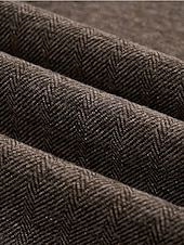 voordelige Formele pakken-heren wollen tweed pakken bruiloft zakelijk visgraat pakken bruin grijs retro formeel op maat 3-delig enkelrijs tweeknoops
