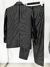 preiswerte Hosenanzüge für Mama-Anzug Mutter der Braut Kleid Elegantes Hemdkragen Knöchellang Polyester Langarm mit Knöpfen