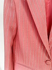 preiswerte Hosenanzüge für Mama-Anzug Mutter der Braut Kleid Elegantes Hemdkragen Knöchellang Polyester Langarm mit Knöpfen