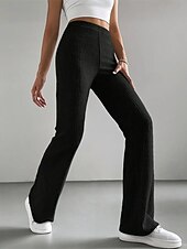 ieftine Jambiere simple-Pentru femei Pantaloni Jambiere Colanți confortabili Casual A face exerciții fizice Lungime totală Talie Înaltă Simplu Talie elastică Respirabilitate Respirabil Strech Vacanță Stradă Purtare Zilnică