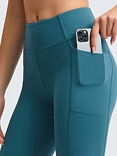 baratos Leggings lisas-Mulheres Calção Leggings Roupa de rua Casual Comprimento do joelho Cintura Alta Tecido Cintura elástica Respirabilidade Com Stretch Férias Rua Roupa Diária Preto Azul Verde Cinzento Claro Verão Normal
