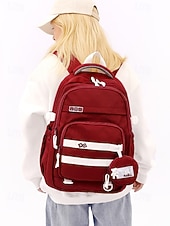 cheap College Backpacks-Unisex waterproof school bag, Large capacity multi-compartment school bag, Cute design, Lightweight student school bag, Suitable for middle school and daily use