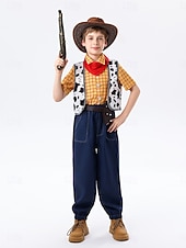 ieftine Costume pentru băieți-Costum Cosplay Decorațiuni de Halloween  Mascaradă Anime Halloween for Băieți Pentru copii Crăciun Halloween An Nou Petrecere Casul / Zilnic