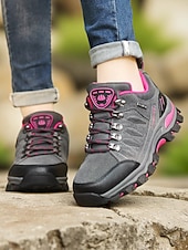 tanie Trampki damskie-damskie buty do wędrówek po szlakach z wytrzymałą podeszwą – wytrzymałe buty wspinaczkowe do wędrówek pieszych, wypraw z plecakiem i na górskie szlaki