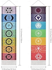 tanie Wiszący i tkany gobelin na ścianę-Boho gobelin Chakra tkany gobelin nordycka dekoracja do salonu sypialni boho zasłona na ścianę frędzle