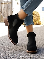 cheap Ankle Boots-Women&#039;s Brown Ankle Boots – Fall Boots with Buckle Strap for Oktoberfest, Farm Markets, Beer Festival and Rustic Outdoor Days