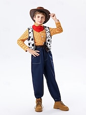 ieftine Costume pentru băieți-Costum Cosplay Decorațiuni de Halloween  Mascaradă Anime Halloween for Băieți Pentru copii Crăciun Halloween An Nou Petrecere Casul / Zilnic