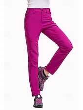 economico pantaloni cargo da donna-Per donna Pantaloni Cargo Pantaloni Eleganti Casual Lunghezza intera Naturale Semplice Tasca Elastico in vita Tasca con cerniera Comodo All&#039;aperto Confortevole All&#039;aperto Ferie azzurro cielo Fuschia