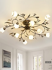 baratos Design Sputnik-luminária de teto LED branco quente luminária de mesa de cabeceira para salas de estar quartos escritórios