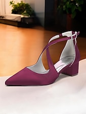 abordables cocktail-Escarpins à talons carrés et bout pointu en satin ivoire pour femmes - chaussures élégantes à brides croisées pour banquets formels et cocktails
