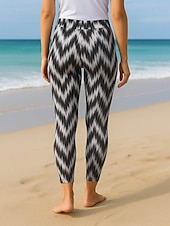 billiga Leggings-Dam Damasker Semester Vintage Etnisk Stil Ankellång Hög midja Grafisk Knytbatik Abstrakt 3D-utskrift Snabb tork Mateial som andas Mjuk Elastisk Utomhus Hem Casual Svart Rosa Blå Höst Smal passform