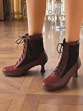 baratos anos 1930-Botas femininas vintage dos anos 1930, com cadarço, brancas, com inserções de renda floral – saltos elegantes em estilo retrô para eventos formais, casamentos e festas