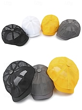 preiswerte Herrenhüte-Atmungsaktive Newsboy-Mütze aus Mesh für Herren – leichte Sommer-Schiebermütze im klassischen Ivy-Stil für Outdoor-Aktivitäten und Freizeit